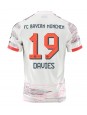 Billige Bayern Munich Alphonso Davies #19 Bortedrakt 2025-26 Kortermet